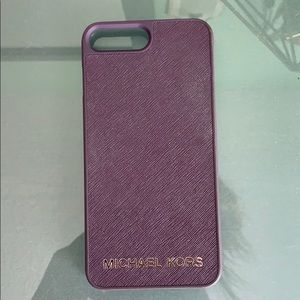Michael Kors purple iPhone 7/8 plus case.